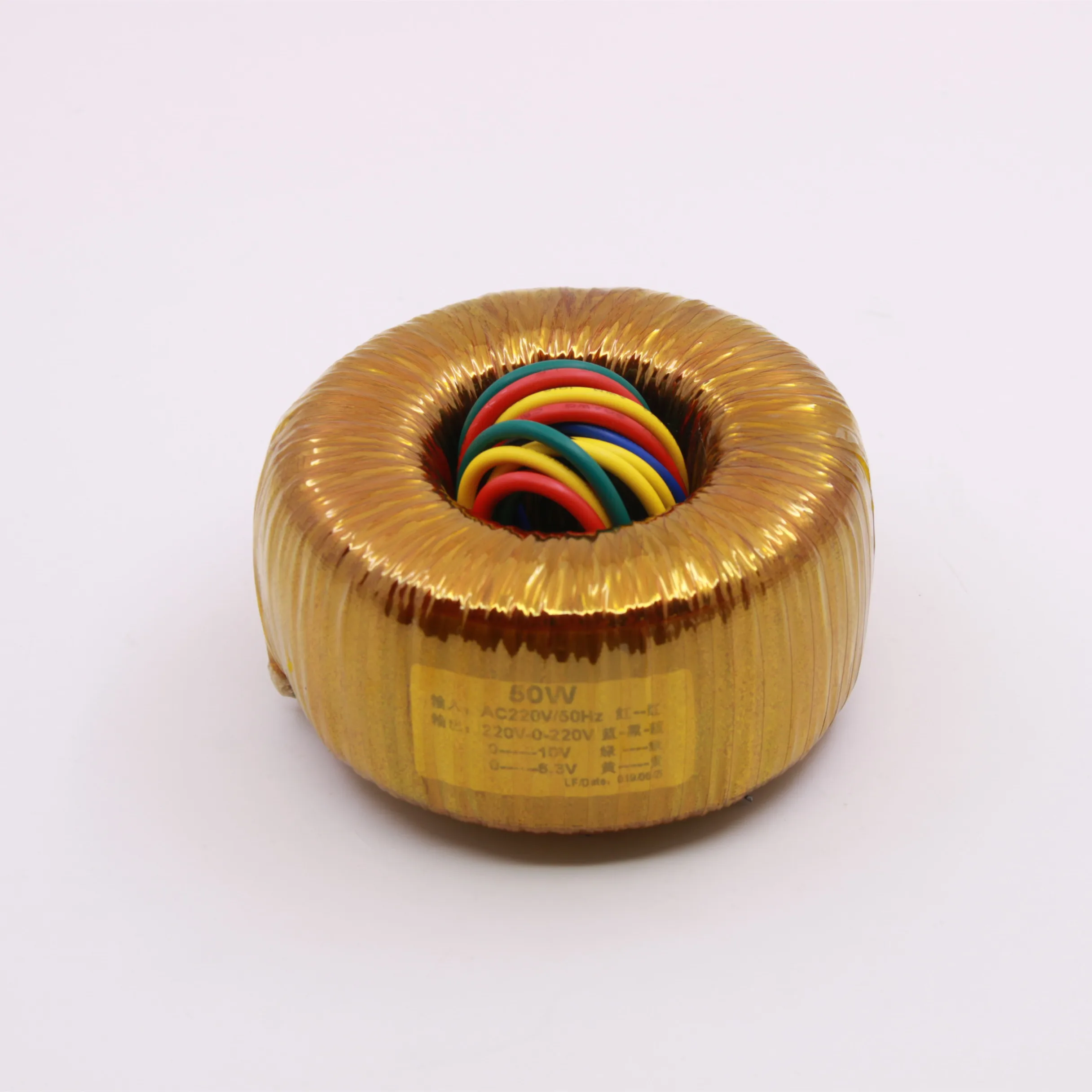 Тороидный трансформатор 50 Вт для трубного усилителя вход: 220 В выход: 0 6 3 в 10 в|50w