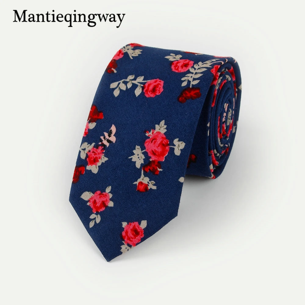 Мужской галстук-бабочка Mantieqingway 6 см с принтом на шею для свадьбы цветочным