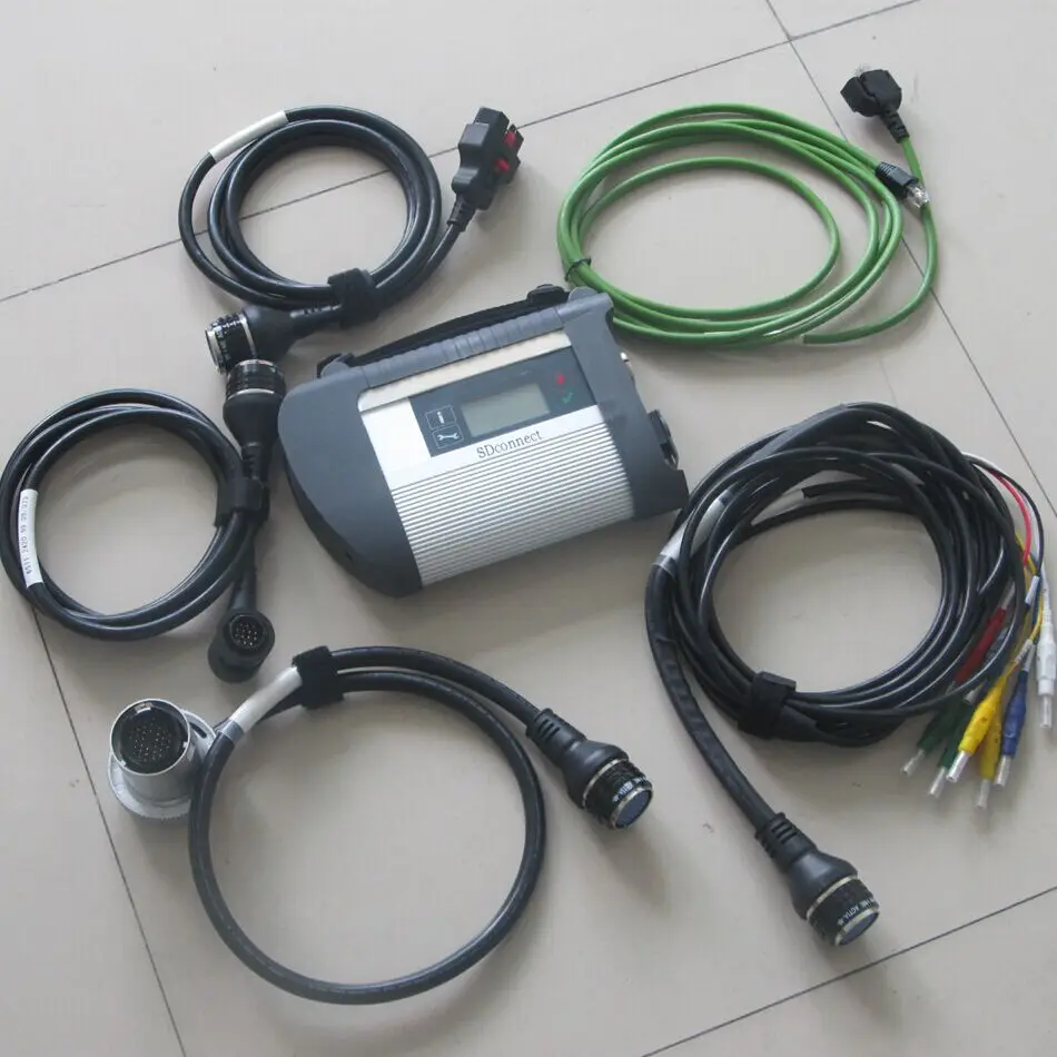 MB Star C5 SDConnect C4 с программным обеспечением 12/ и ноутбуком D630 профессиональная Автоматическая диагностика SD Подключение C5 Wi-Fi диагностический сканер