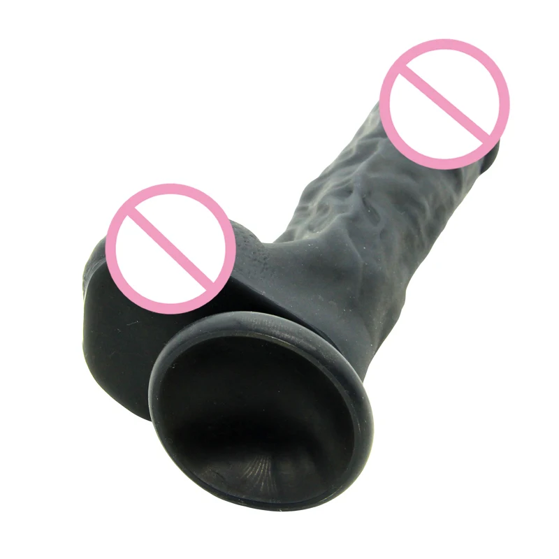 Силиконовые большие фаллоимитаторы с присосками новые ощущения кожи