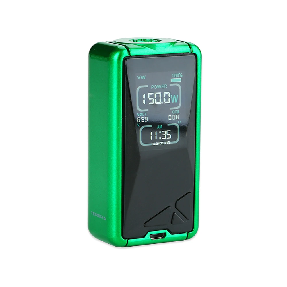 Оригинальный бокс-мод Eleaf Tessera 150 Вт TC со встроенным аккумулятором 3400 мАч