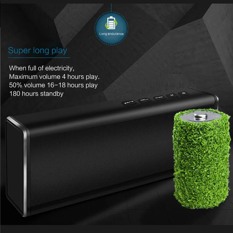 Haynie Super Bass 20 Вт Bluetooth динамик 4000 мАч Внешний аккумулятор портативный беспроводной металлический HIFI Динамик для телефона IOS и Android VS Piple