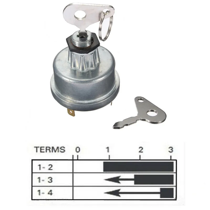 Универсальный переключатель зажигания для трактора подходит 4 позиционных