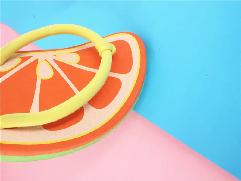 Индивидуальные Вьетнамки летние женские шлепанцы с фруктами пляжная