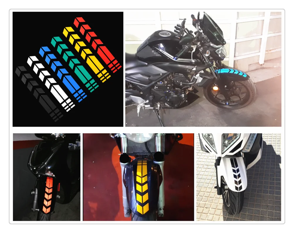Светоотражающая наклейка в форме мотоцикла на колесо крыло украшение для SUZUKI GSF650