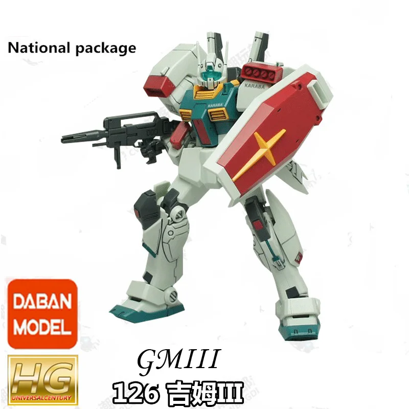 Daban модель 1/144 HGUC 126 RGM-86R GM-III G Gundam brinquedo мобильный костюм Сборная модель наборы аниме фигурка