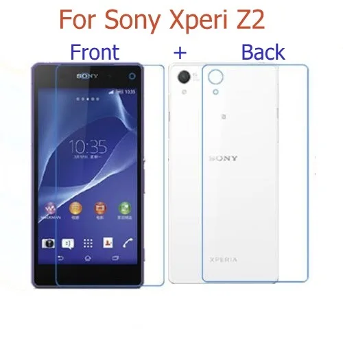 (Передняя и задняя) HD прозрачная глянцевая матовая пленка для Sony xperia Z L36H Z1 L39H Z2 Z3 Z4