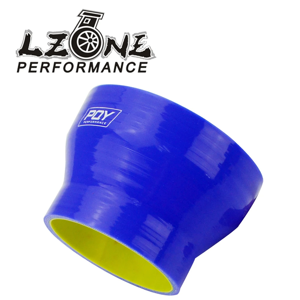LZONE 3&quot 4&quot 76mm 102mm SILICONE HOSE STRAIGHT REDUCER JOINER COUPLING BLUE &amp YELLOW JR SH300400 QY|Шланги и зажимы| |