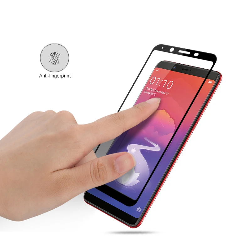 3D закаленное стекло для OPPO Realme 1 полное покрытие 9H Защитная пленка экрана