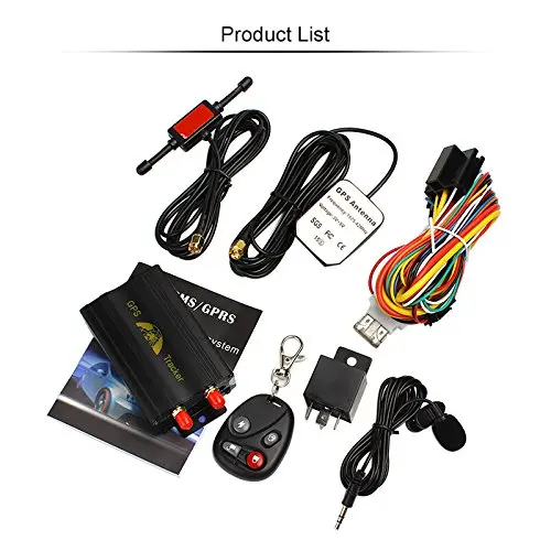 Anysun Car Smart Activity Tracker Tk103b with Remote Control Pc Version Software Google Maps Link Real Time Tracking App Scanner |