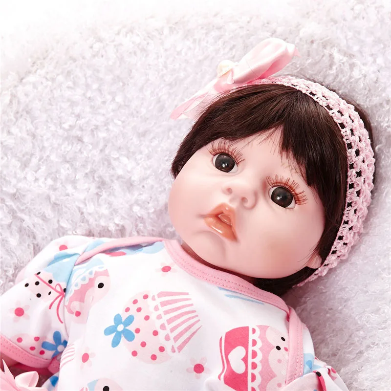 LEOOFU 50 см 20 дюймов bebe Кукла реборн Реалистичная мягкая силиконовая reborn игрушка