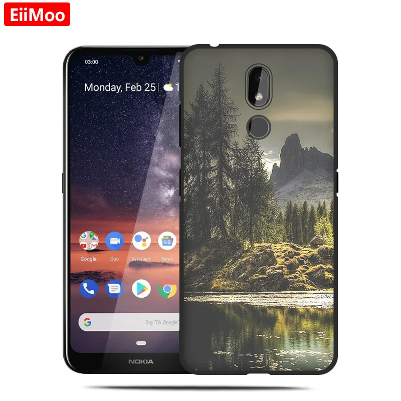 EiiMoo силиконовые чехлы для телефонов Nokia 3 2 модный матовый мягкий чехол из ТПУ Nokia3.2