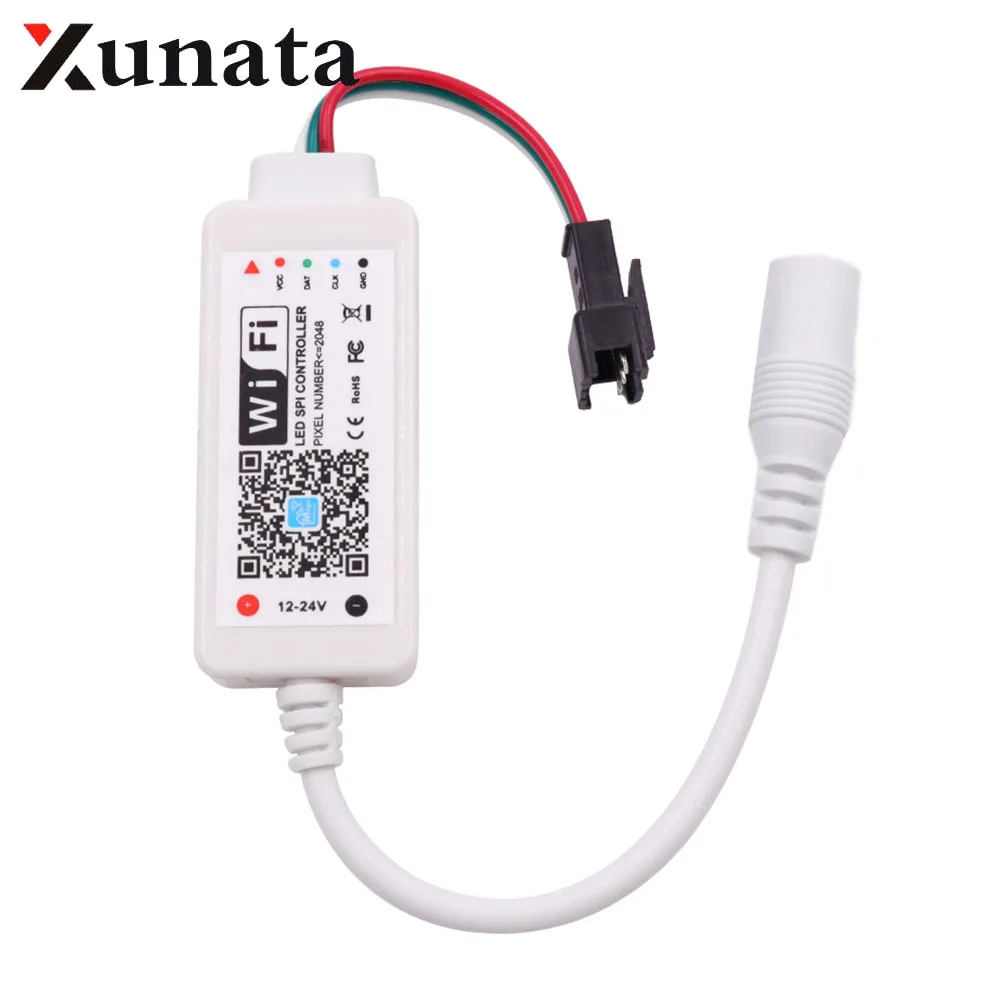 Мини контроллер Wi Fi WS2801 WS2811 LDP6803 SK6812 WS2812B Светодиодная лента 14Key 24Key ИК пульт