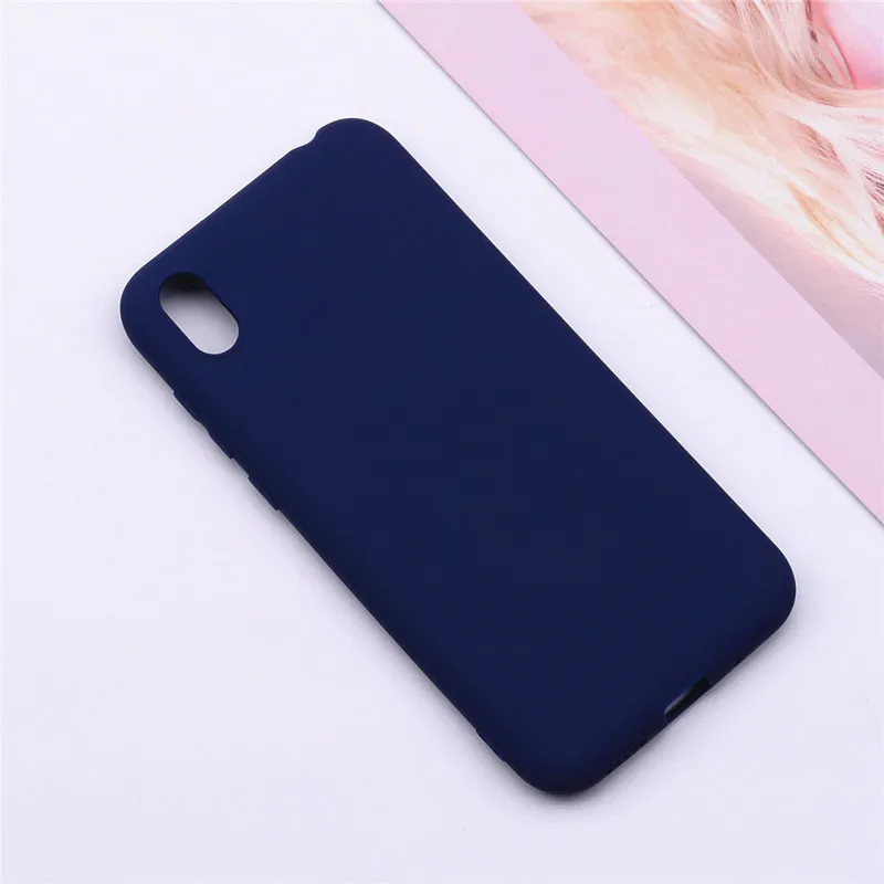 Dark Blue Huawei Honor 8 S Чехол Мягкий Силиконовый ТПУ чехол для телефона для huawei Honor 8 S 8 S KSE-LX9 KSE LX9 Honor8S чехол защитный чехол бампер - Color: Dark Blue
