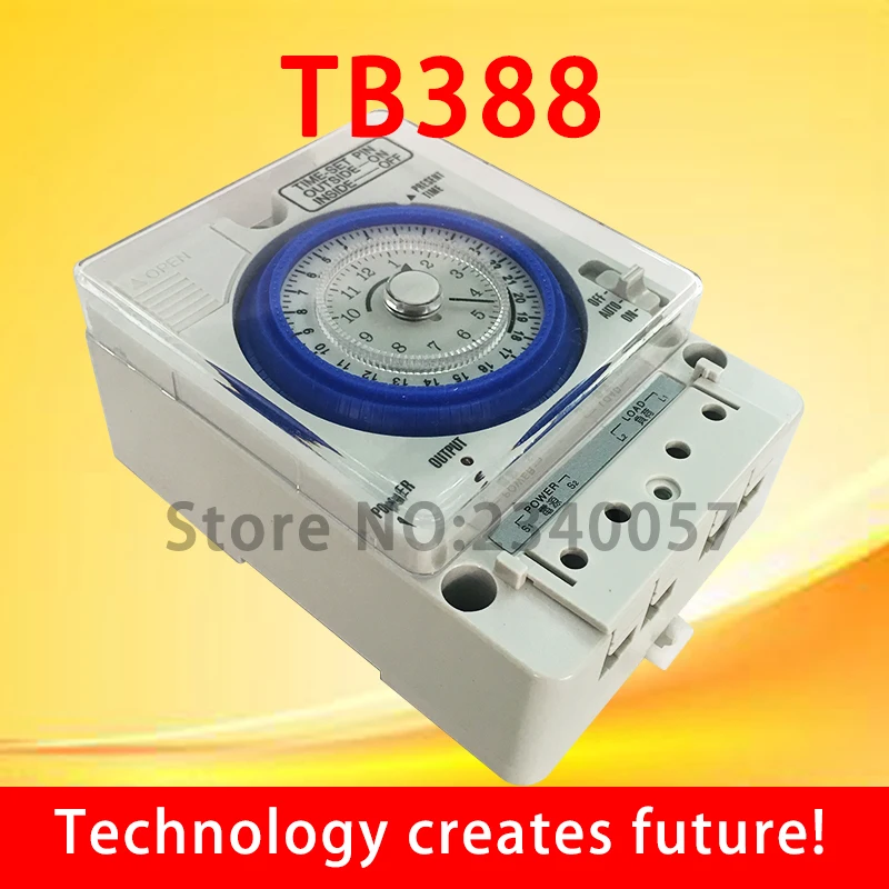 24-часовой таймер TB388 времени Номинальное напряжение: 100-240 В |