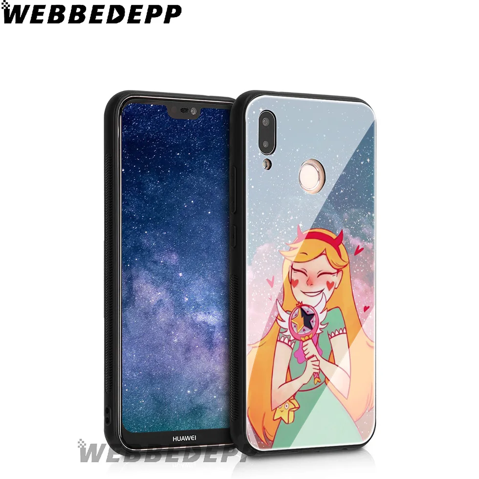 Чехол WEBBEDEPP Star vs the Force из закаленного стекла для Huawei Mate 20 P20 P10 P Smart 2019 2018 &amp Honor 10 9 8X 7A