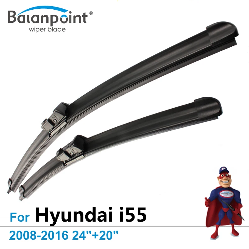 Стеклоочистители для Hyundai i55 2008-2016 24 дюйма + 20 дюймов набор из 2 прямые подходят |