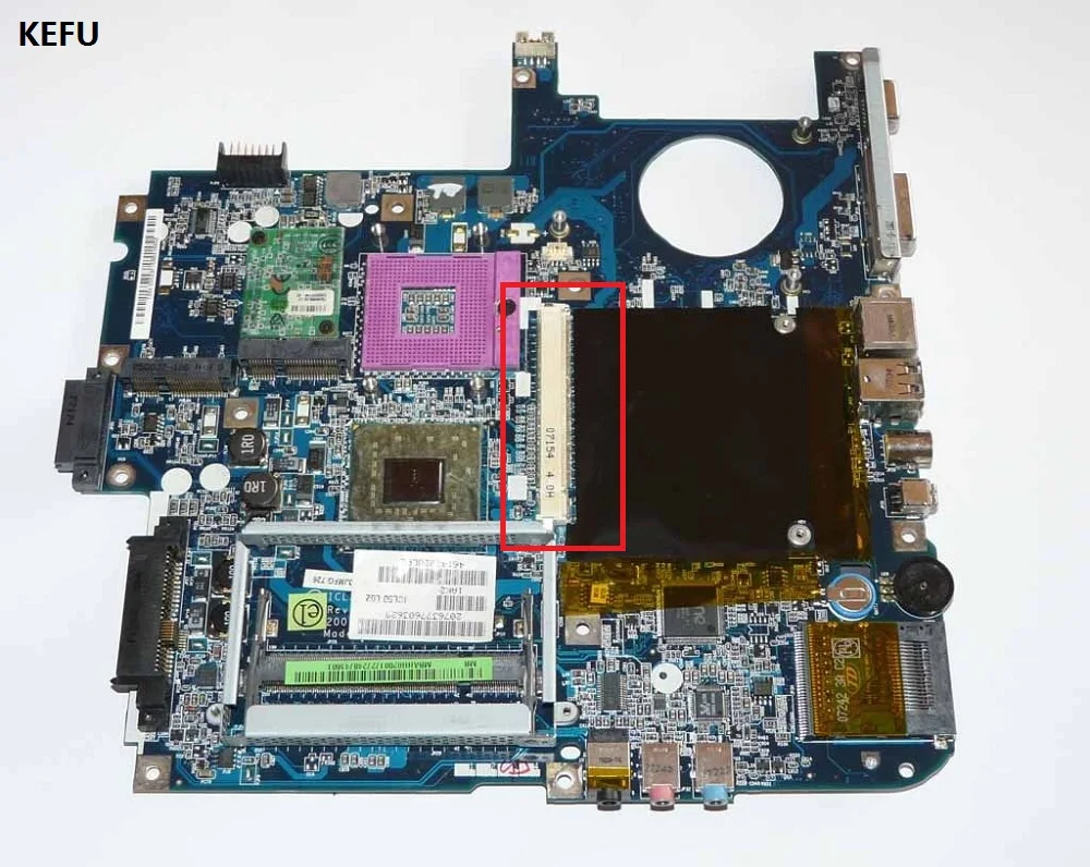 Материнская плата KEFU для acer aspire 7720 7720G 7720Z для acer 5315 LA-3551P материнская плата со слотом для видеокарты