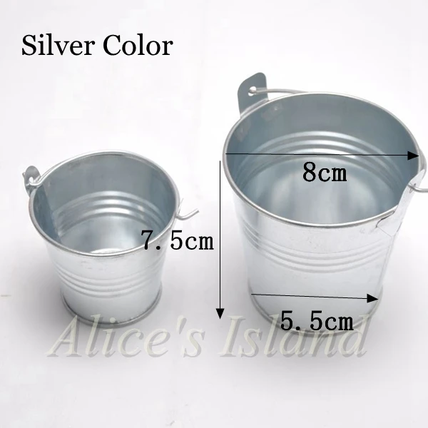 Металлические ведра (5 5 см * 7 8 см) 10 шт.|bucket metal|bucket weddingbucket decoration |