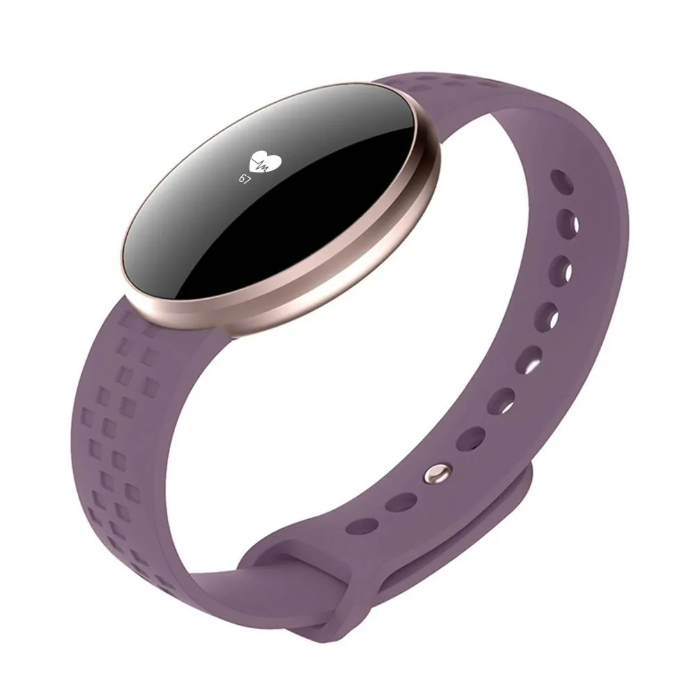 Для женщин модные часы Smart Watch для IOS Android с Фитнес мониторинг сна IP67