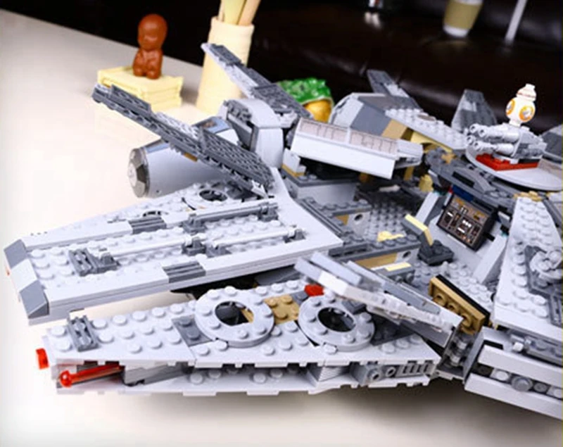 Строительные блоки Millennium игрушки Falcon совместимые legoed Звездные войны космический