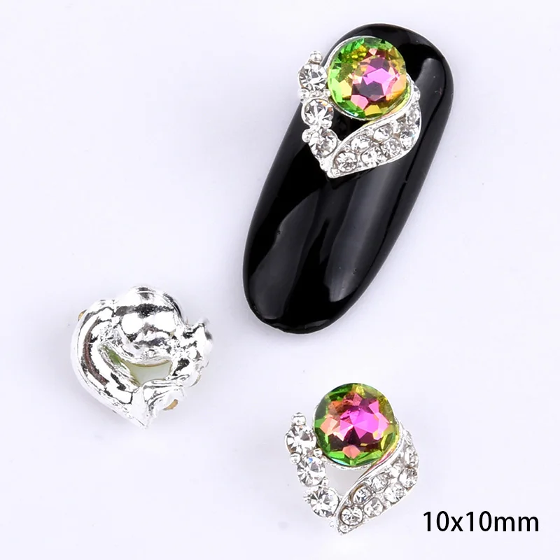 TCJ13 10 шт. Кристалл ongles decoracion Унас блестящие драгоценные камни для ногтей Амулеты Стразы для украшения ногтей материалы инструменты поставки TCJ12~ 16 - Цвет: TCJ13