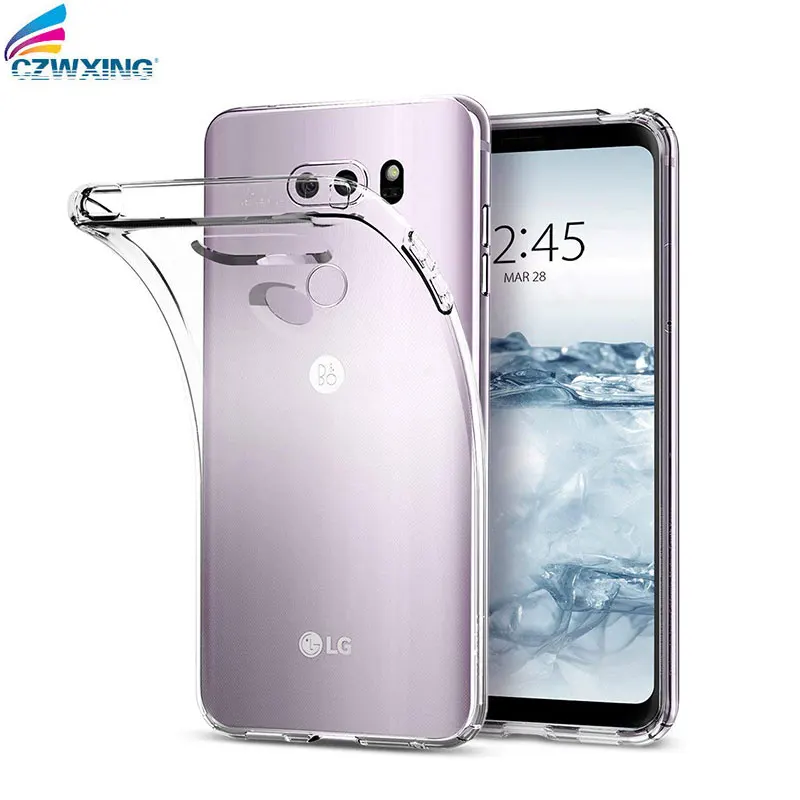 Чехол для LG V30 Plus чехол силиконовый прозрачный ТПУ телефона H930DS V 30 + H930 задняя