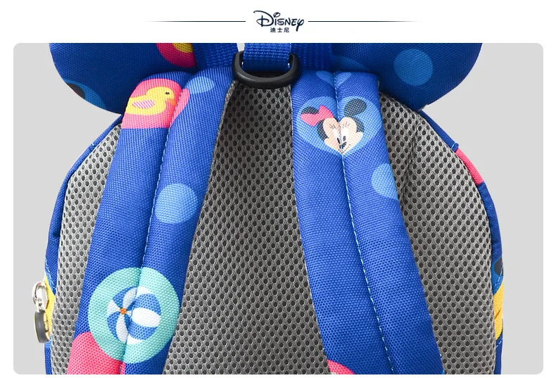 Детский рюкзак disney, рюкзак для малышей с защитой от потери, рюкзак с Микки и Минни Маус, детский школьный рюкзак, сумка для прогулок