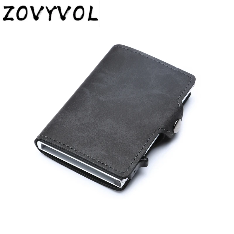 ZOVYVOL Rfid кошелек для мужчин денег тонкий мини мужской металлический алюминиевый