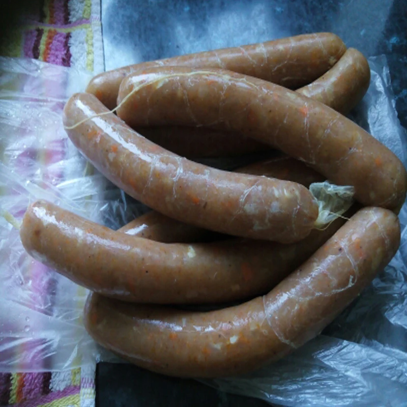 10 шт./лот 5 см * 50 сухой трубчатый корпус инструменты мясо птицы хот дог для колбас