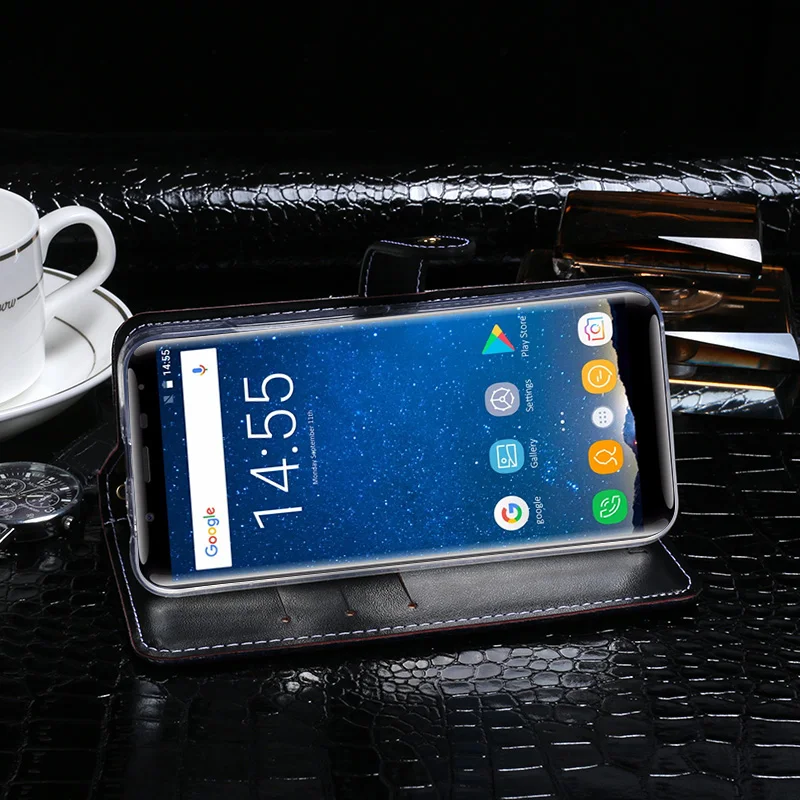 Чехол itgoogo для Oukitel K5000 чехол 5 7 дюйма Крокодиловая Кожа флип кожаный телефона