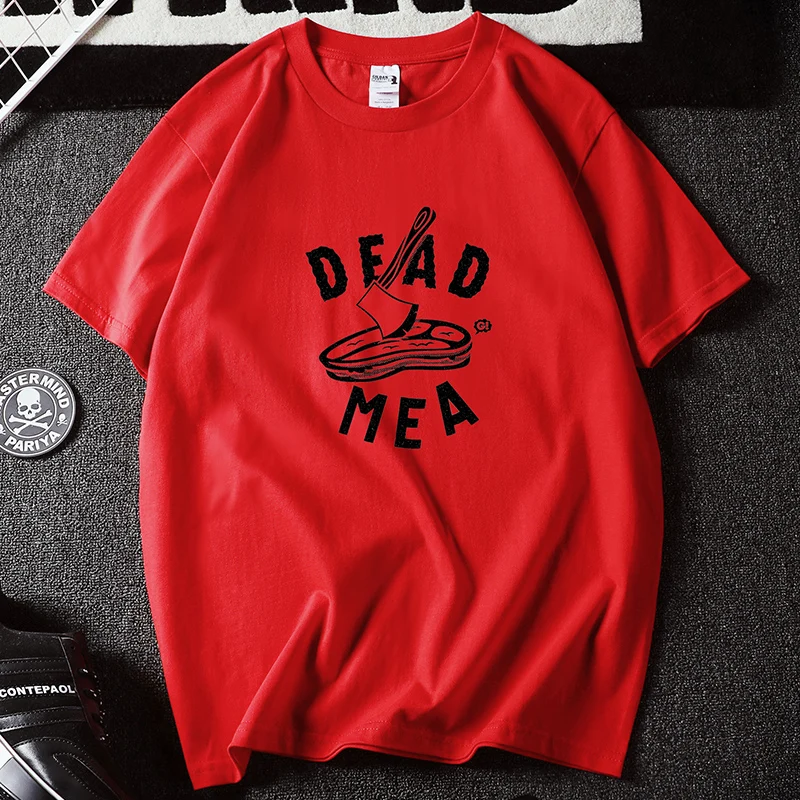 Брендовая мужская футболка из 100% хлопка летняя с принтом круглым вырезом