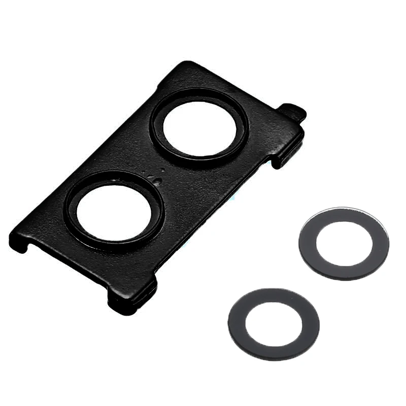 Для Xiaomi 6 Mi6 телефон объектив камеры стекло задняя крышка с держатель для металлического каркаса запасные части золотой серебряный черный