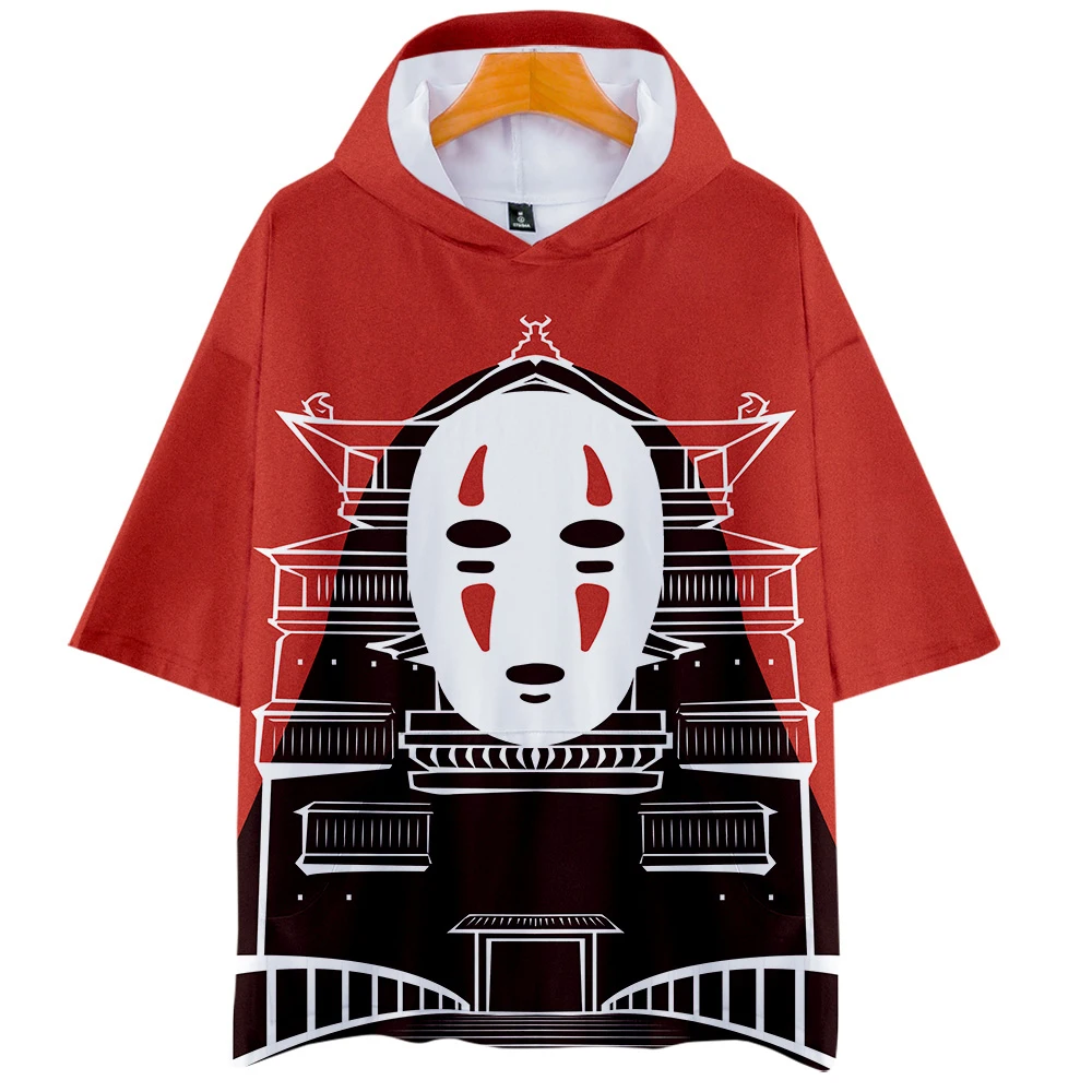 Spirited Away 3D Printed Hooded T-shirts Fashion Women/Men Summer Tshirt Hot Sale 2019 Trendy Streetwear Clothes | Мужская одежда