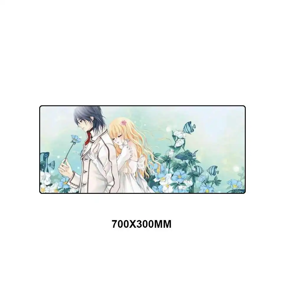 DM-LM002 Аниме Коврик для мыши с принтом из мультфильма большой размер резиновая противоскользящая клавиатура большой коврик ноутбук компьютер домашний офис подарок мальчик Романтический коврик для мыши коврик - Цвет: DM-LM002