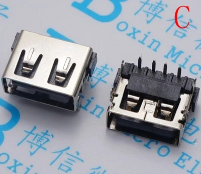 10 шт. Af10.0 Usb длина гнезда мм упаковочная лента двухфутовая фиксированная Smd \