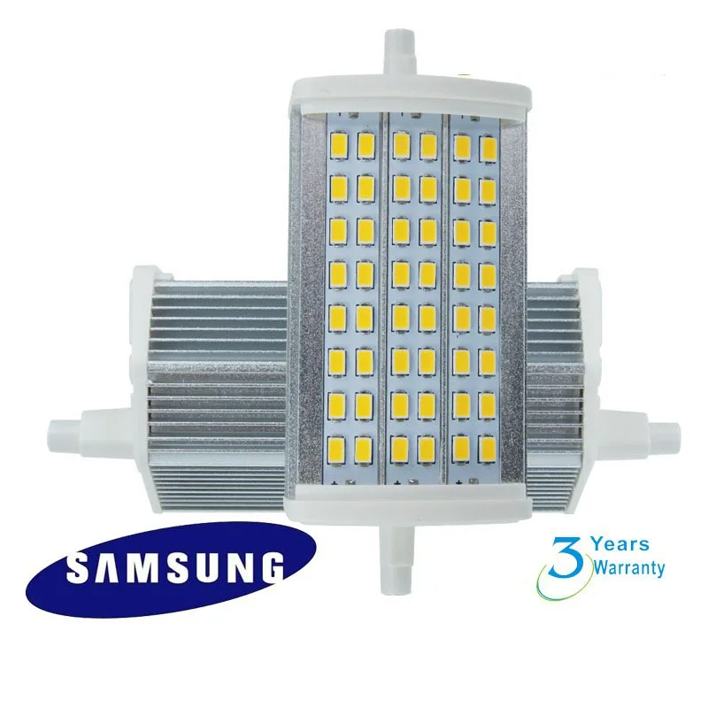 2 шт./лот 18 Вт LED R7S лампа 135 мм samsung SMD5730 прожектор источник света AC85 265V|led r7s lamp|r7s lampled