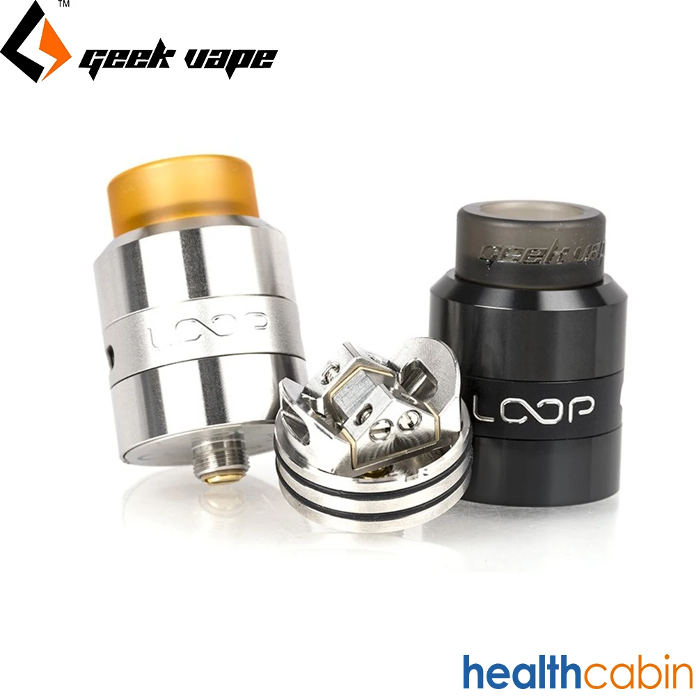 Geekvape петля RDA бак 24 мм 810 510 капельный наконечник один двойной катушки электронная