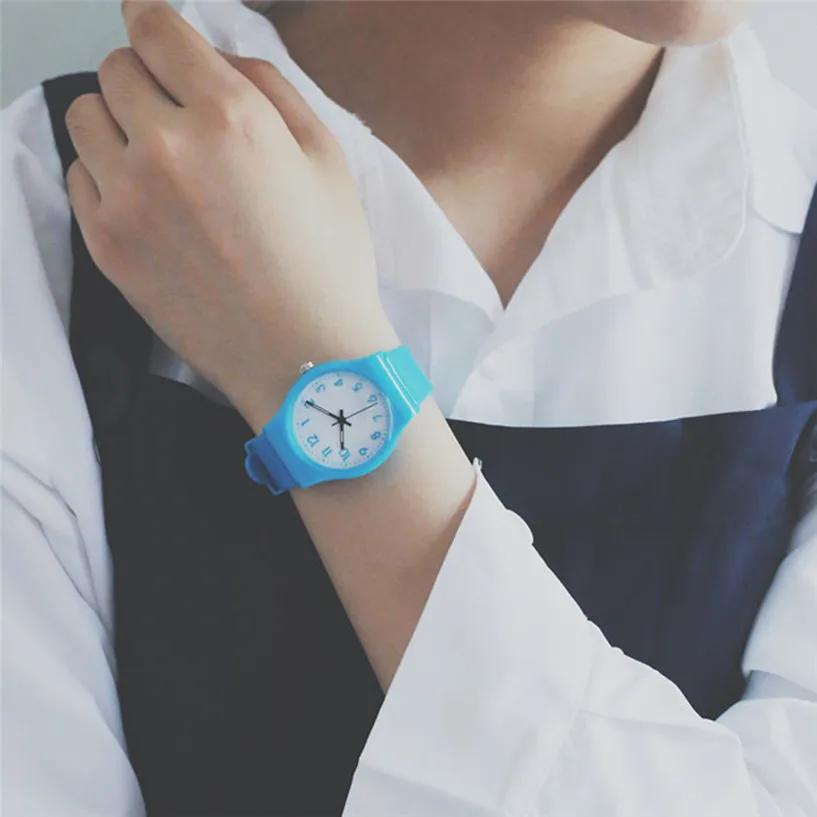 Женские креативные модные простые часы маленькие мягкие для отдыха relojes mujer 2019 |