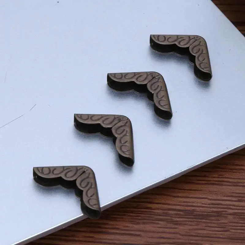 10 шт. антикварная металлическая записная книжка угловая тетрадь альбомы Угловые