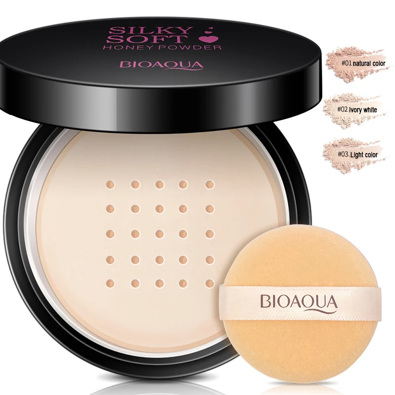 15 г bioaqua из мягкого шелка гладкой Макияж Косметическая пудра масла Управление