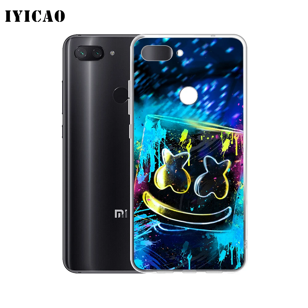 Чехол для телефона IYICAO Marshmello DJ мягкий силиконовый чехол Xiaomi Redmi 4A 5A 6A Note 7 6 5 Pro Plus 4X