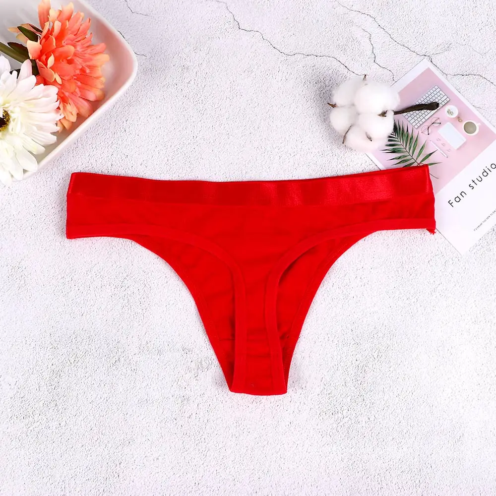 Модные женские трусики удобные треугольные Трусики с высокой талией бесшовное