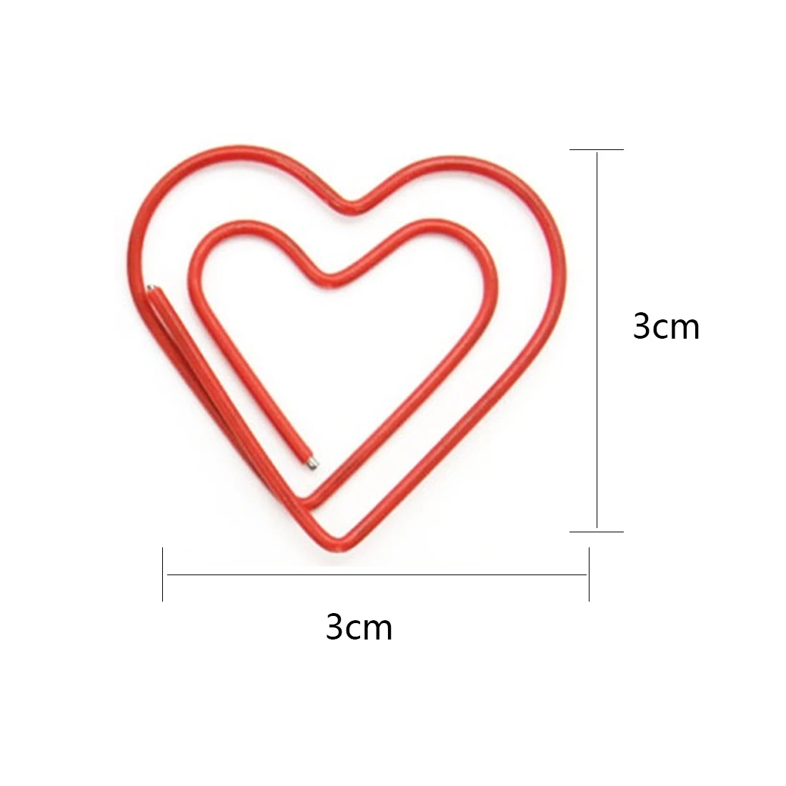 FangNymph Kawaii Love Heart 10 шт./упак. металлический зажим для бумаги канцелярские