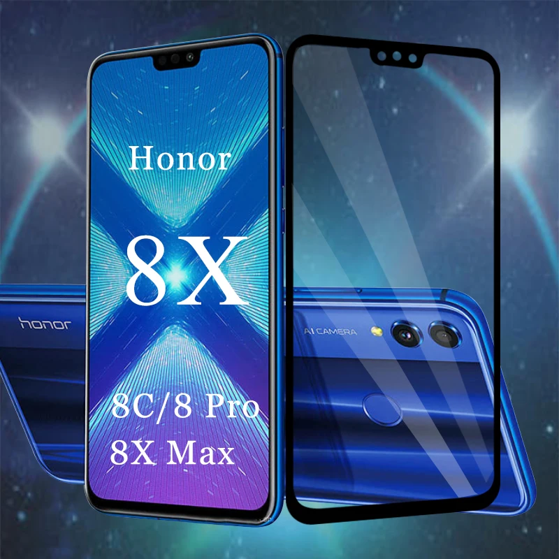 Защитное стекло для huawei honor 8 8x 8c pro max Защитная пленка экрана tremp huavei honer x c 8pro xmax