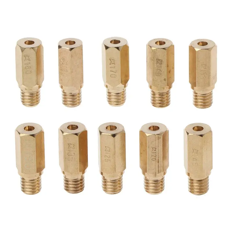 10 шт. основной струи для PWK Keihin OKO CVK Mikuni KOSO МОТОЦИКЛ КАРБЮРАТОР тиски форсунки
