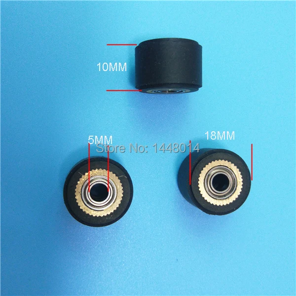Vinyl cutting plotter pinch roller for Mimaki P-cut Roland paper rubber inner diameter 3mm width 10mm 3X10X16MM 4pcs | Компьютеры и