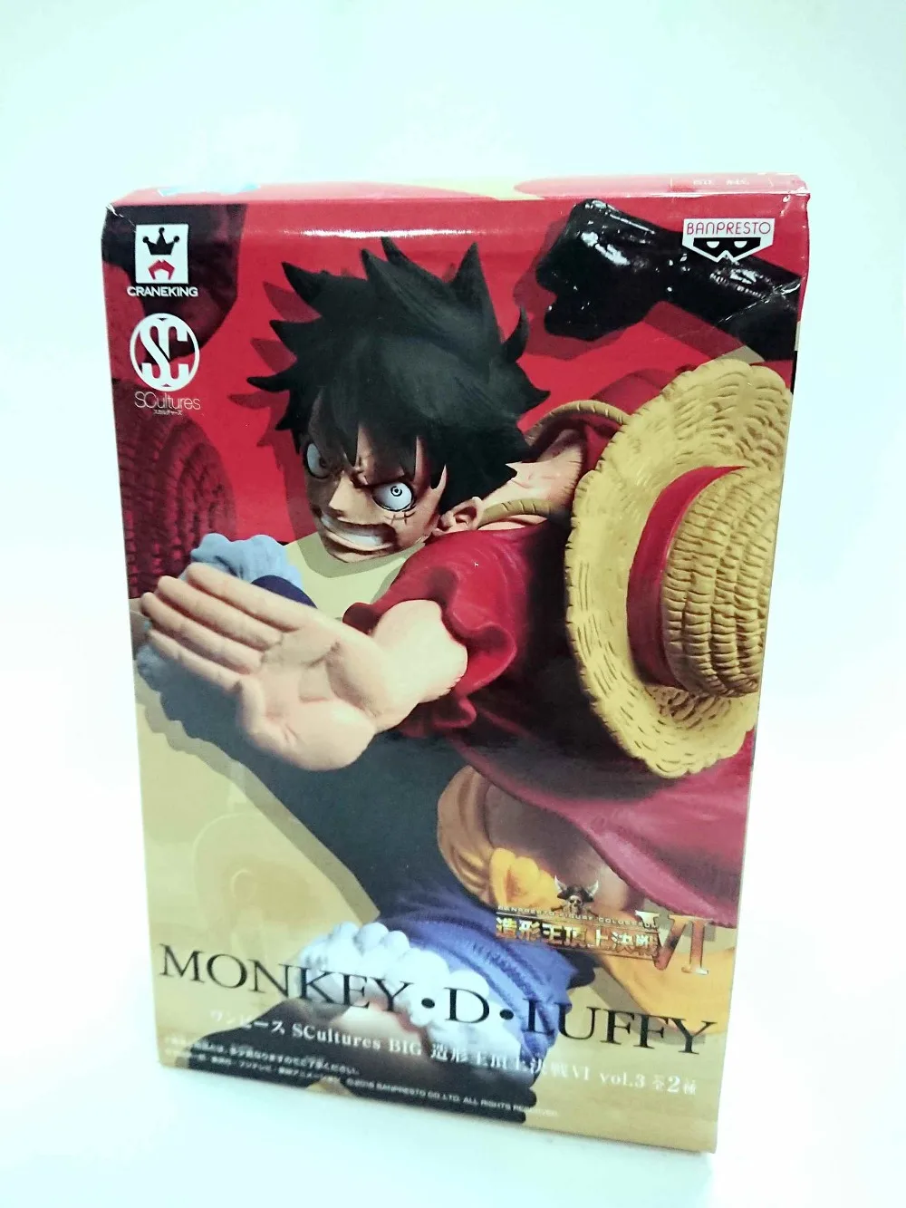 Фигурка Луффи D Экипировка второй DXF SC sculture VI 16 см экшн-фигурка из ПВХ аниме