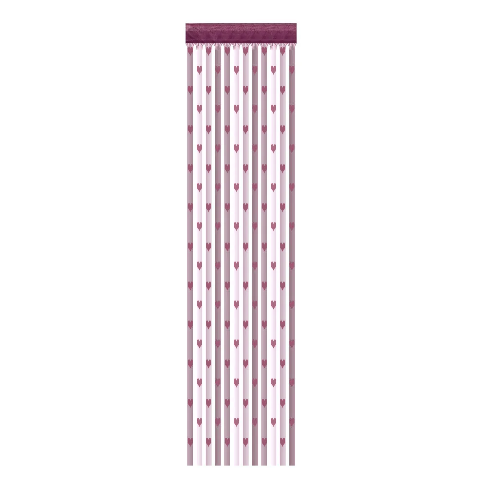 purple Оригинальная домашняя занавеска 50x200 см/100x200 см Love Heart струнная занавеска для окна или двери для гостиной рулонные штора - Цвет: purple