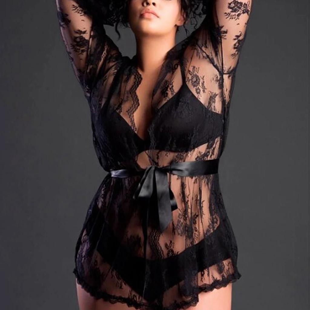 Сексуальная белье пижамы Для женщин Стринги платье нижнее Babydoll ночное